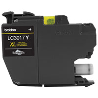 Brother Genuine High-Yield Yellow Ink Cartridge, 550 Pages - LC3017Y