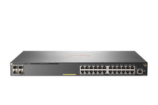 HPE Aruba 2930F 24G PoE+ 4SFP Switch, 24 x RJ-45 PoE+, 4 x SFP, 1 x RJ-45 Serial Console Port - JL261A#ABA