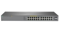 HPE 1820-24G PoE+ (185W) Switch, 12 x RJ-45 Ports, 12 x PoE+ (RJ-45) Ports, 2 x SFP - J9983A#ABA