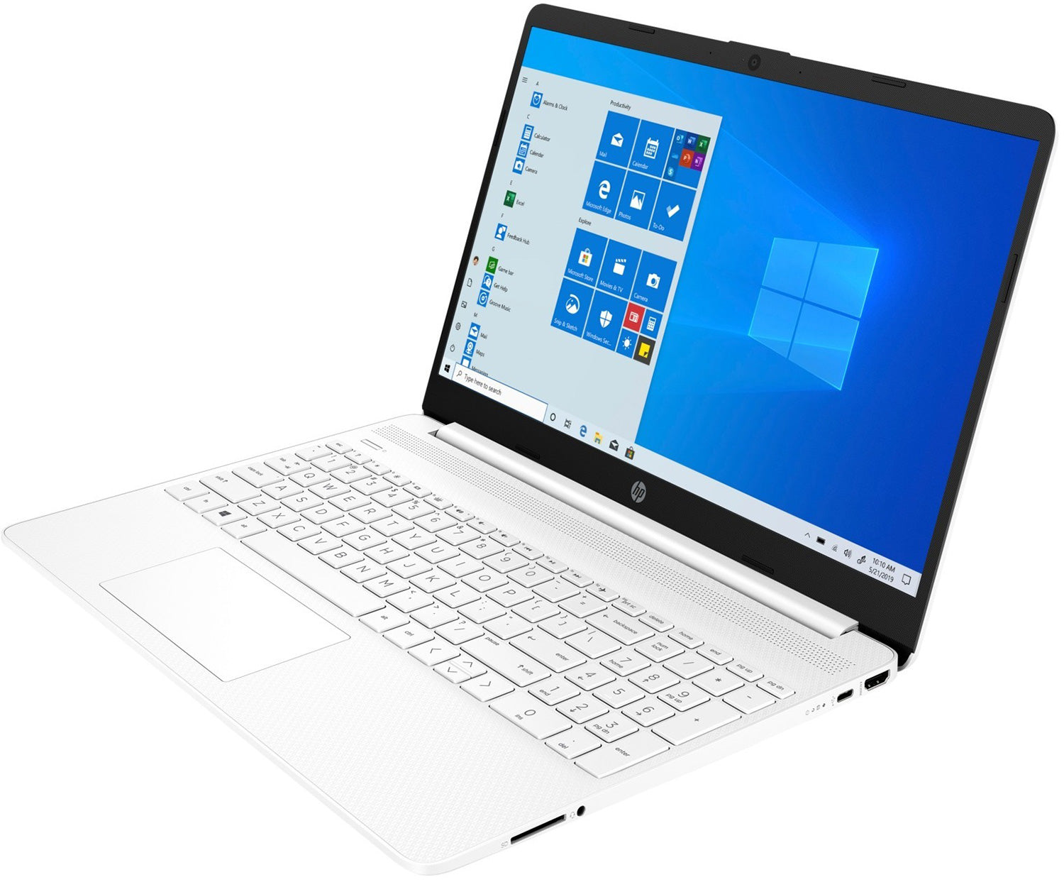 HP 15-dy1039nr 15.6" HD (NonTouch) Notebook, Intel i3-1005G1, 1.20GHz, 4GB RAM, 256GB SSD, Win10H - 3H990UA#ABA