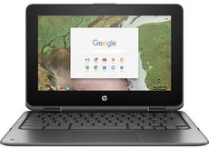 HP Chromebook x360 11 G1 EE 11.6" HD (Touchscreen) Convertible Notebook, Intel Celeron N3350, 1.10GHz, 4GB RAM, 32GB eMMC, Chrome OS - 2DQ88UT#ABA