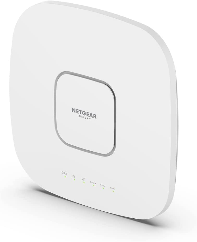 Netgear Insight Managed 6E AXE7800 Wireless Access Point, 2 x Ethernet Ports - WAX630E-100NAS