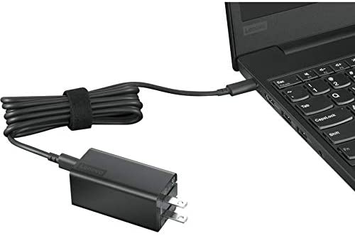 Lenovo 65W USB-C GaN Adapter, Mini AC Adapter for ThinkPad - 40AWGC65WW
