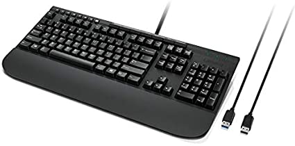 Lenovo Enhanced Performance USB Keyboard Gen II, Wired, USB, US English - 4Y40T11813