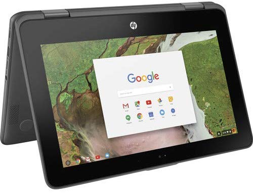 HP Chromebook x360 11 G1 EE 11.6" HD (Touchscreen) Convertible Notebook, Intel Celeron N3350, 1.10GHz, 4GB RAM, 32GB eMMC, Chrome OS - 2DQ88UT#ABA