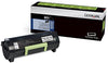 Lexmark Black 601 Return Program Toner Cartridge, 2500 Pages Yield- 60F1000