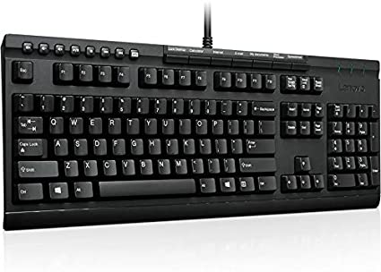Lenovo Enhanced Performance USB Keyboard Gen II, Wired, USB, US English - 4Y40T11813