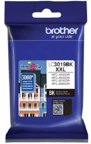 Brother Genuine Super High-Yield Black Ink Cartridge, 3000 Pages - LC3019BK