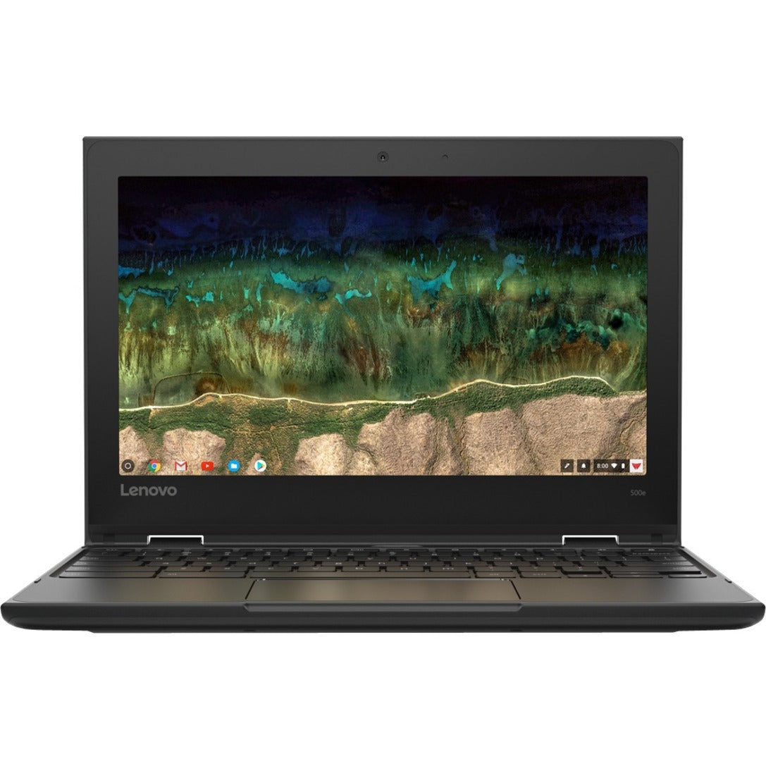 Lenovo 500e 11.6" HD 2nd Gen Chromebook, Intel Celeron N4120, 1.10GHz, 4GB RAM, 32GB eMMC, Chrome OS- 81MC004WUS