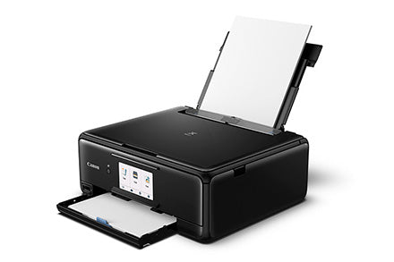Canon PIXMA TS8120 Wireless Inkjet All-In-One Printer, Color Printer, Bluetooth, USB & Wi-Fi Connectivity, Black - 2230C002