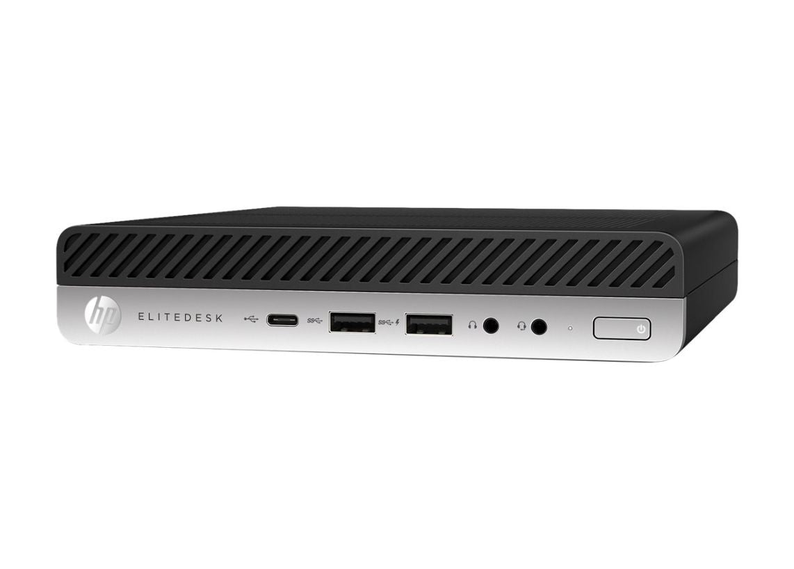 HP EliteDesk 800-G3 Mini Desktop PC, Intel i5-7500T, 2.70GHz, 8GB RAM, 256GB SSD, Windows 10 Pro 64Bit- 3MQ24US#ABA