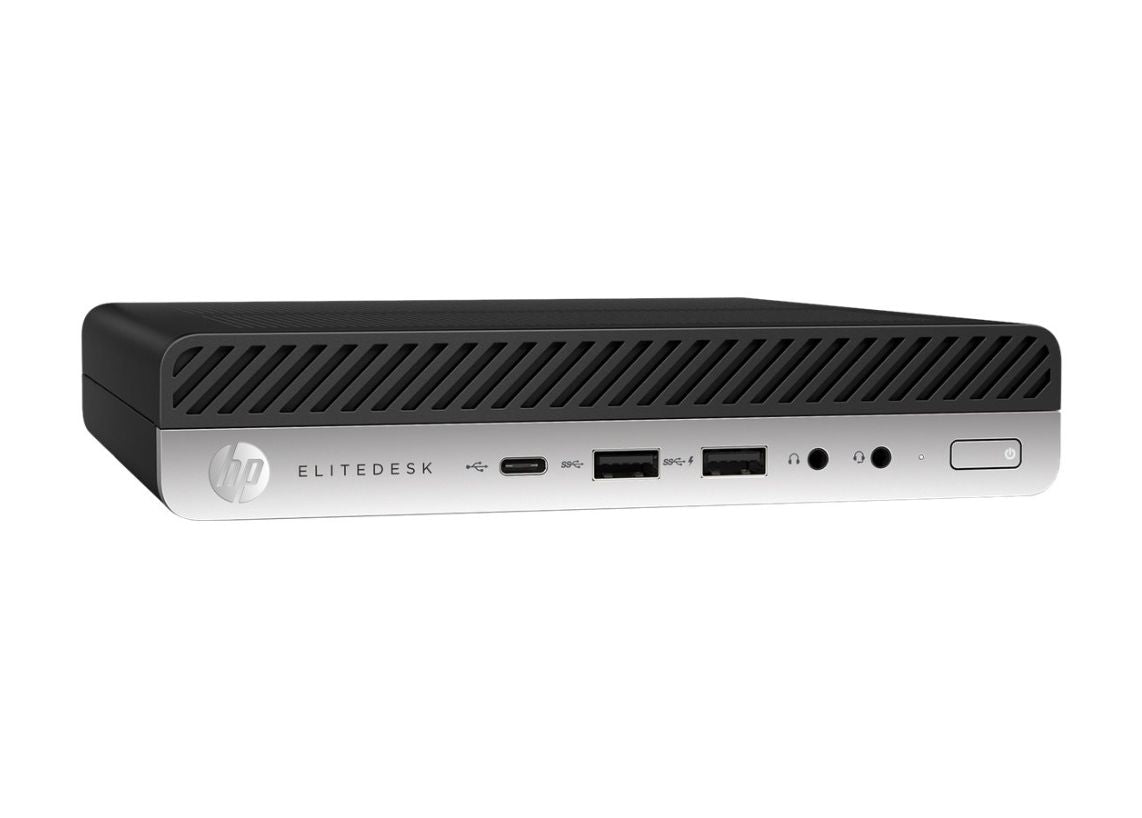 HP EliteDesk 800-G3 Mini Desktop PC, Intel Core i5-6500T, 2.50GHz, 8GB RAM, 256GB SSD, Windows 10 Pro 64Bit - 4PH27US#ABA