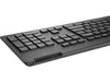 HP USB Business Slim Smartcard Keyboard, Wired, Black - Z9H48AA#ABA