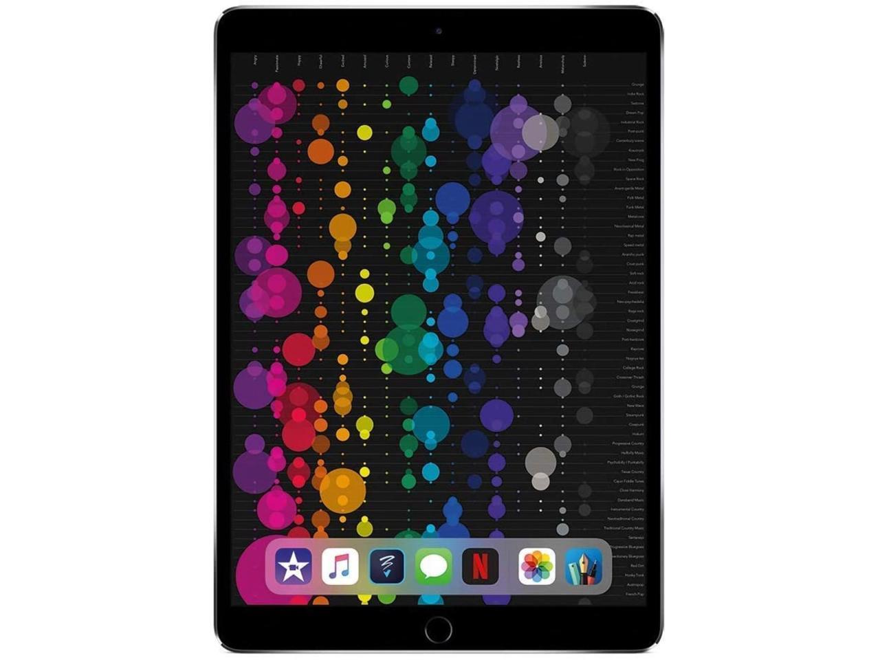 Apple iPad Pro (10.5-inch) - A10X Fusion - 256GB Storage - 10.5" Retina - Silver (Wi-Fi Only),4PF02AM/A