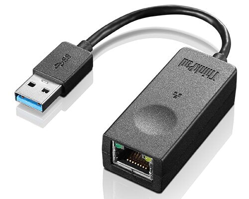 Lenovo ThinkPad USB 3.0 to Ethernet Adapter, RJ-45, USB-A Connector - 4X90S91830