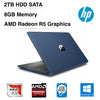 HP 17-ca0004cy 17.3" HD+ (Non-Touch) Notebook, AMD A9-9425, 3.10GHz, 8GB RAM, 2TB HDD, Windows 10 Home 64-Bit- 4YN21UA#ABA