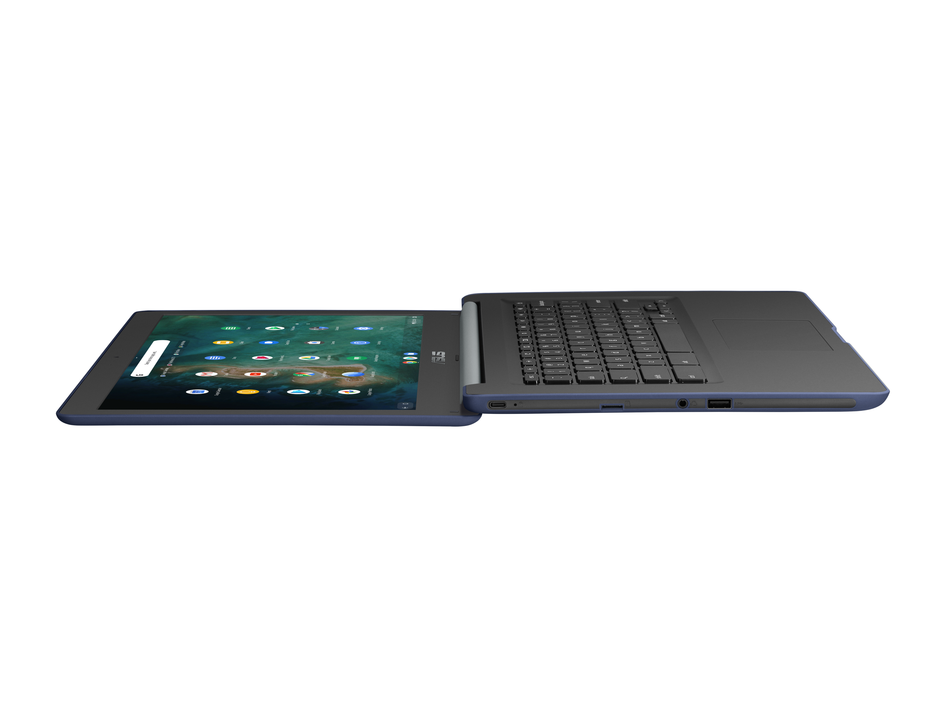 Asus C403 14" HD Rugged Chromebook, Intel Celeron N3350, 1.10GHz, 4GB RAM, 32GB eMMC, Chrome OS - C403NA-YH02-BL