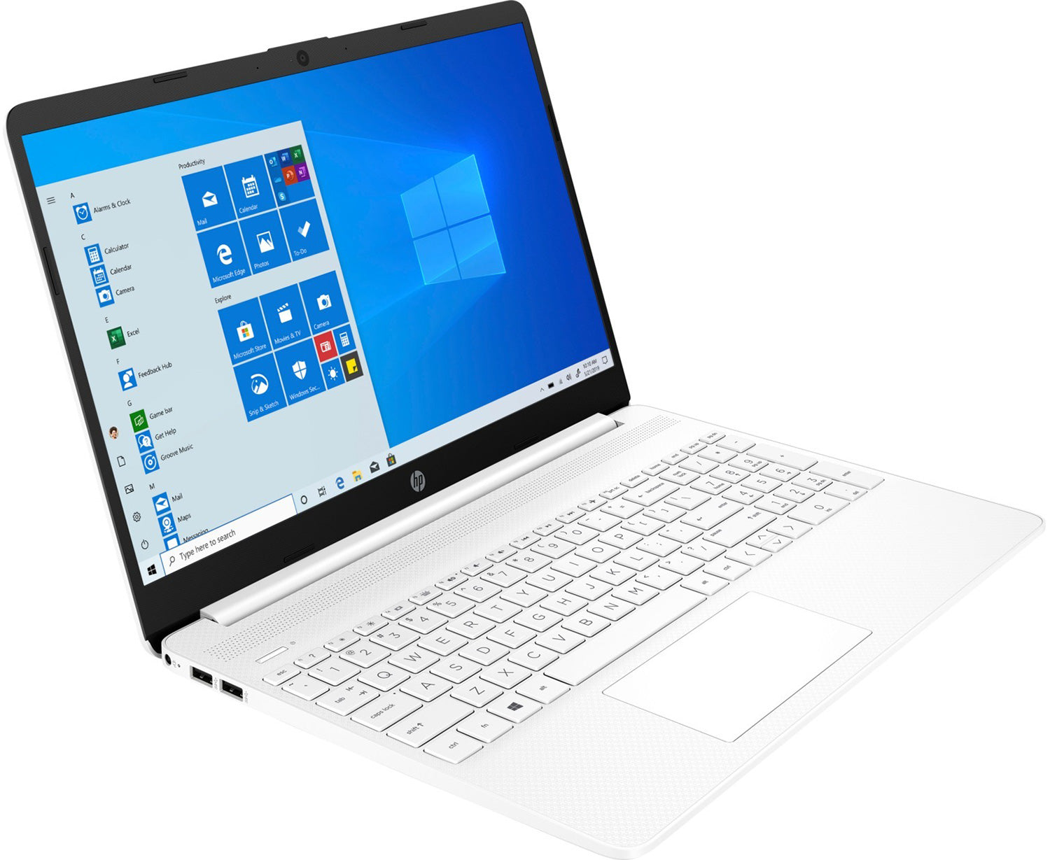 HP 15-dy1039nr 15.6" HD (NonTouch) Notebook, Intel i3-1005G1, 1.20GHz, 4GB RAM, 256GB SSD, Win10H - 3H990UA#ABA