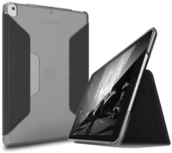 STM Goods Studio Multi-fit Case for Apple iPad (7th Gen), Air 3, Pro 10.5″ Tablets, Black Smoke - stm-222-161JU-01