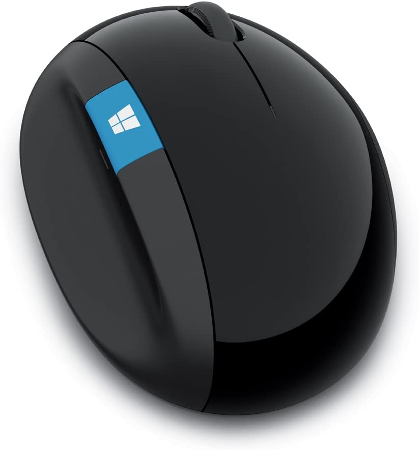 Microsoft Sculpt Ergonomic Mouse, 2.4GHz RF, USB, Thumb Scoop - L6V-00001