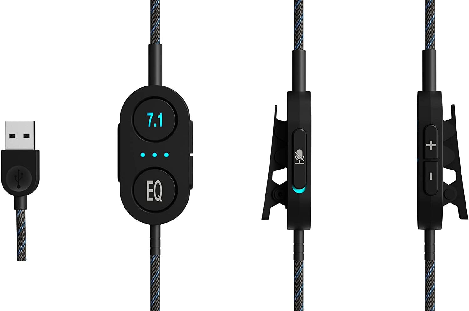 Lenovo Legion H500 Pro 7.1 Surround Sound Gaming Headset, 3.5 mm Connection, USB 2.0 - GXD0T69864