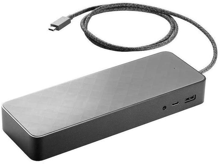 HP USB-C Universal Dock with 4.5 mm and USB Dock Adapter - 2UF95AA#ABA