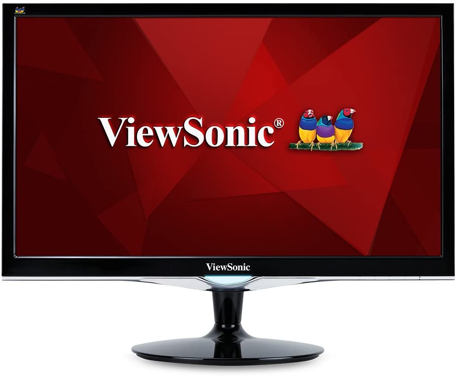 ViewSonic 23.6" FHD LED Monitor, 2ms, 16:9, 20M:1-Contrast - VX2452MH (Refurbished)