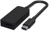 Microsoft Surface USB-C to DisplayPort Adapter, 5 Gb/s, Black - JVZ-00001