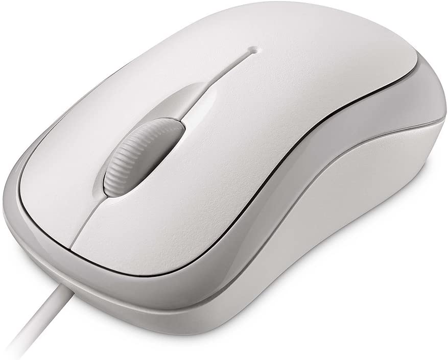Microsoft Basic Optical Mouse for Business, USB, 3 Buttons, White - 4YH-00006