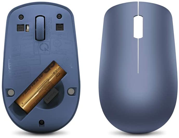 Lenovo 530 Wireless Mouse (Abyss Blue), Nano USB receiver, 2.4GHz, 1200dpi, 3 Buttons - GY50Z18986