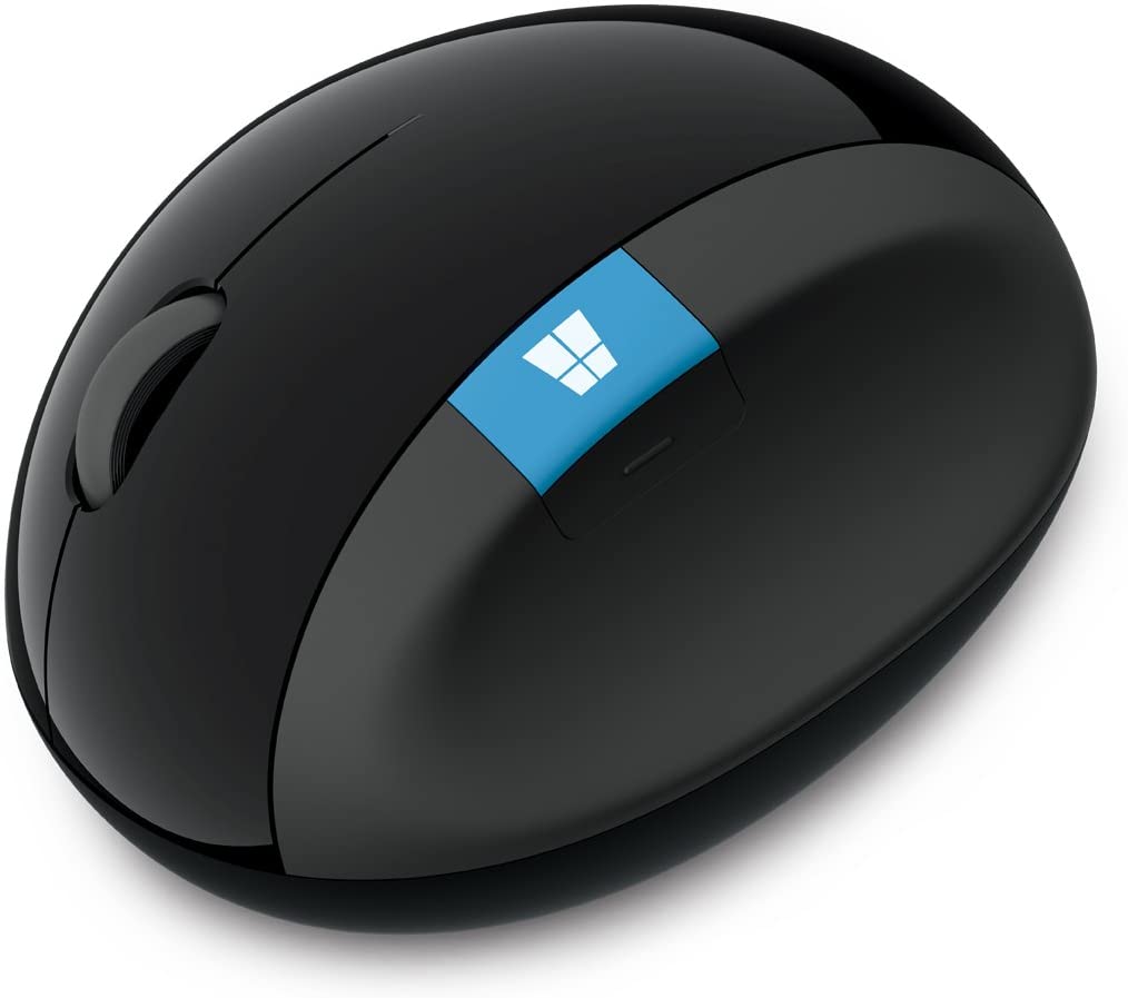 Microsoft Sculpt Ergonomic Mouse, 2.4GHz RF, USB, Thumb Scoop - L6V-00001