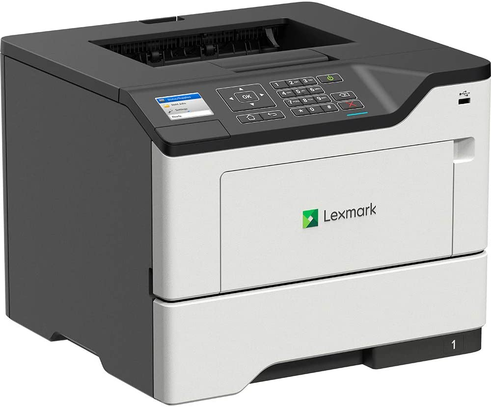 Lexmark MS621dn Monochrome Laser Printer, 50 ppm, Duplex, Ethernet, USB - 36S0400