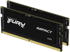 Kingston Fury Impact 32GB (2x16GB) DDR5-4800 Non-ECC Memory Module, 262-pin SoDIMM- KF548S38IBK2-32
