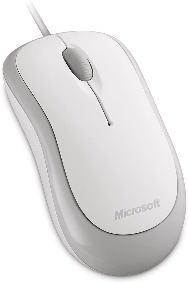 Microsoft Basic Optical Mouse for Business, USB, 3 Buttons, White - 4YH-00006