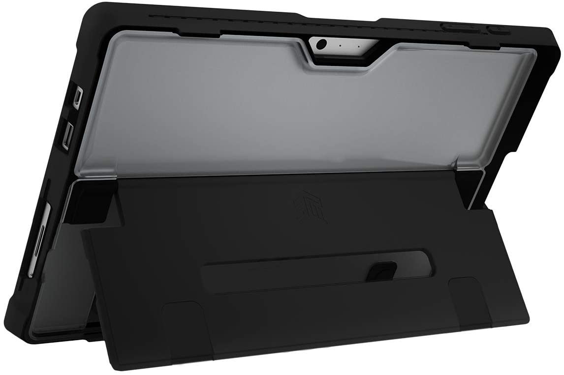 STM Goods Dux Shell Rugged Case for Surface Pro 7 (Also Fits Pro 4/5/6), Black - STM-222-260L-01