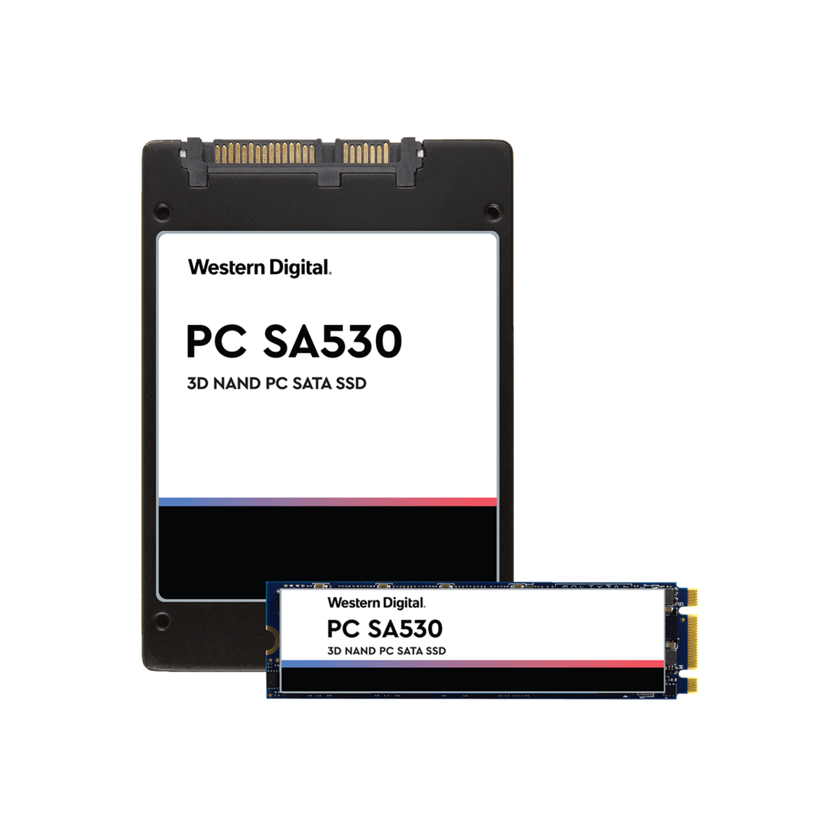 Western Digital PC SA530 512GB Internal Solid State Drive, 3D NAND SATA 2.5" SSD - SDASB8Y-512G