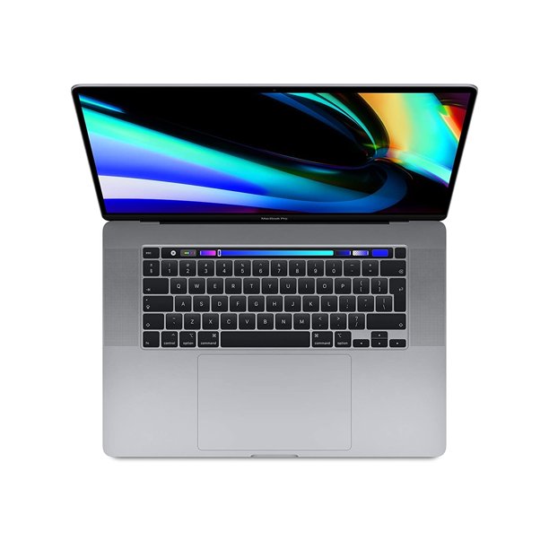 Apple 16" MacBook Pro with Touch Bar (2019 Model), Intel i7, 2.60GHz, 16GB RAM, 512GB SSD, MacOS - 5VVL2LL/A (Certified Refurbished)