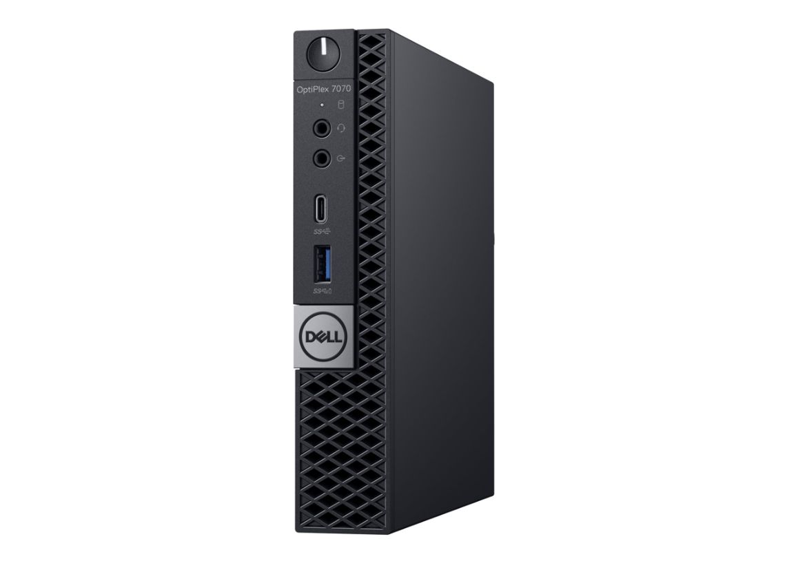 Dell OptiPlex 7070 Micro Desktop Computer, Intel Core i7-9700T, 2.0GHz, 8GB RAM, 256GB SSD, Windows 10 Pro 64-bit - PX2D0