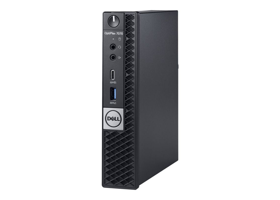 Dell OptiPlex 7070 Micro Desktop Computer, Intel Core i7-9700T, 2.0GHz, 8GB RAM, 256GB SSD, Windows 10 Pro 64-bit - PX2D0
