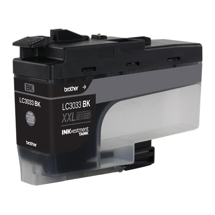 Brother Genuine INKvestment Super High-Yield Black Tank Ink Cartridge, 3000 Pages - LC3033BK