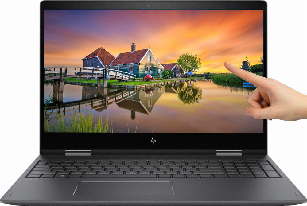 HP Envy x360 15.6" FHD Notebook, AMD R5 2500U, 2.00GHz, 8GB RAM, 256GB SSD, Windows 10 H - 5DT11UA#ABA (Certified Refurbished)