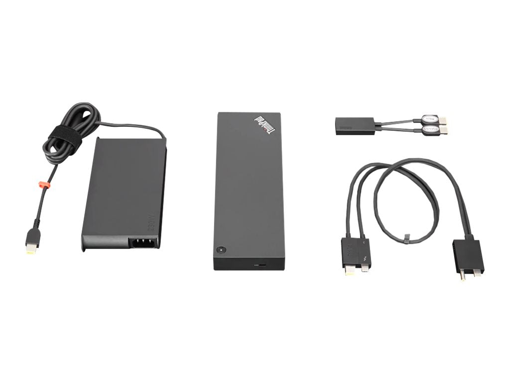 Lenovo Thinkpad Thunderbolt 3 Workstation Dock Gen 2, 230W, 6 USB, 2 DP, 2 HDMI - 40ANY230US