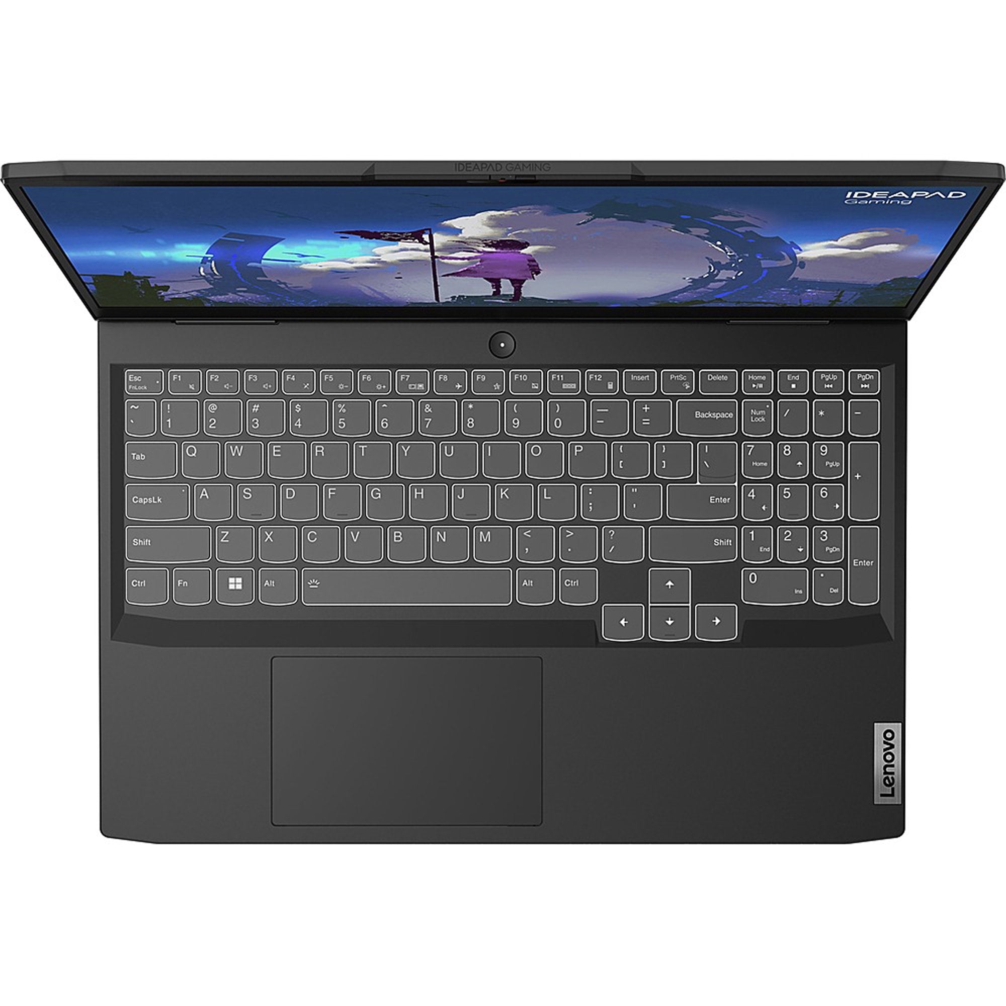 Lenovo IdeaPad Gaming 3 15ARH7 15.6" FHD Notebook, AMD R5-6600H, 3.30GHz, 8GB RAM, 256GB SSD, Win11H - 82SB0015US