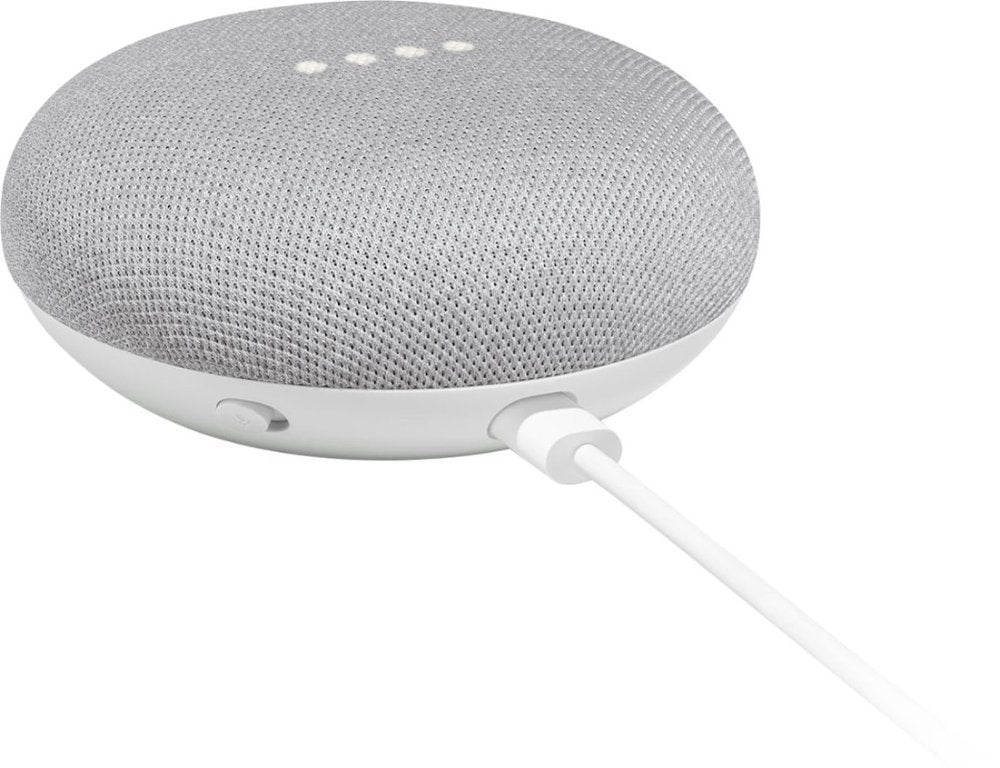 Google Home Mini Smart Speaker with Google Assistant, Wireless Speaker, Dual-Band  WiFi, Voice Controller, Bluetooth, Chalk - GA00210-US