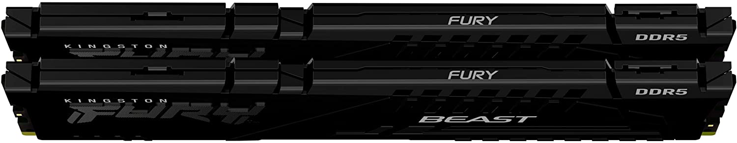 Kingston Fury Beast 16GB (8GB x2) DDR5-5600 Non-ECC Memory Module, 288-pin DIMM - KF556C40BBK2-16