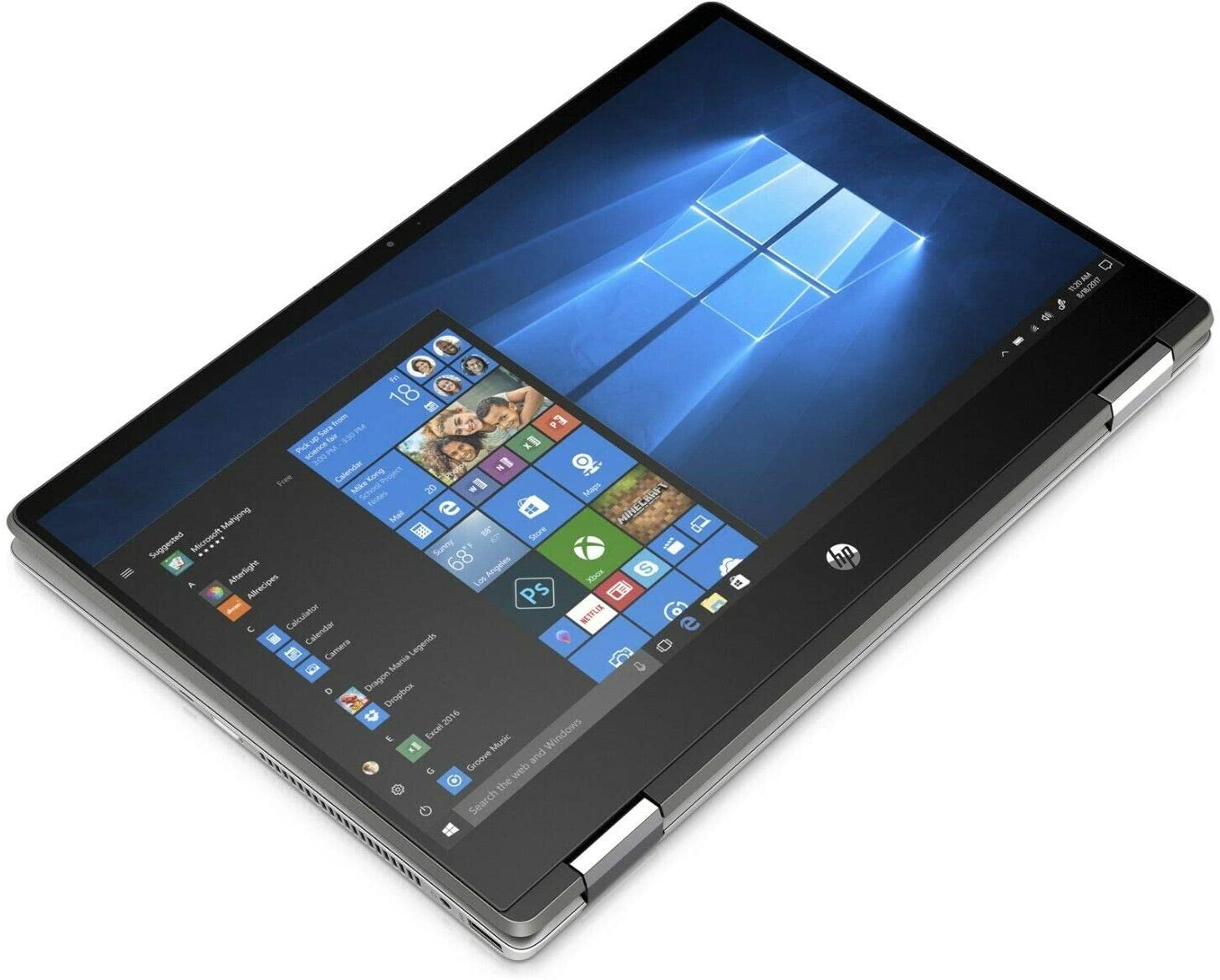 HP Pavilion X360 14t-dh200 14" FHD Convertible Notebook,Intel i5-1035G1,1.0GHz,8GB RAM,256GB SSD,Win10H-347L2U8#ABA (Certified Refurbished)