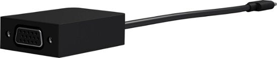 Microsoft USB C to VGA Adapter for Surface Book 2, Black - HFR-00001