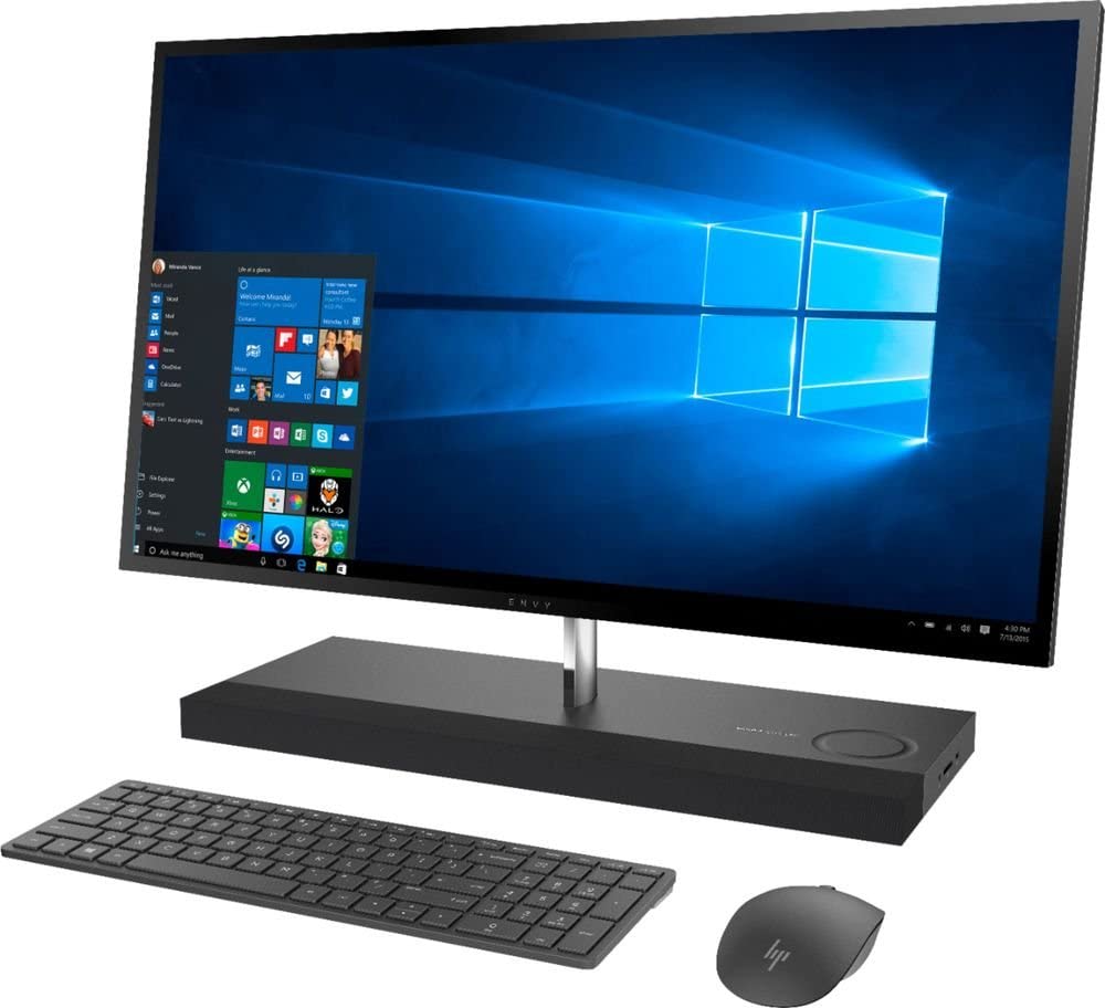 HP Envy 27-b214 27" Quad HD (Touch) All-in-One PC, Intel i7-8700T, 2.40GHz, 16GB RAM, 2TB HDD, 256GB SSD, Win10H - 3LA04AA#ABA (Certified Refurbished)