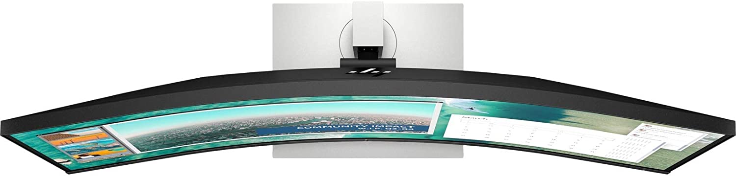 HP E344c 34" WQHD Curved Monitor, 21:9, 16MS, 3K:1-Contrast - 6GJ95A8#ABA