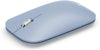 Microsoft Modern Mobile Mouse, Bluetooth, 2.4GHz, 4 Buttons, BlueTrack, Pastel Blue - KTF-00028